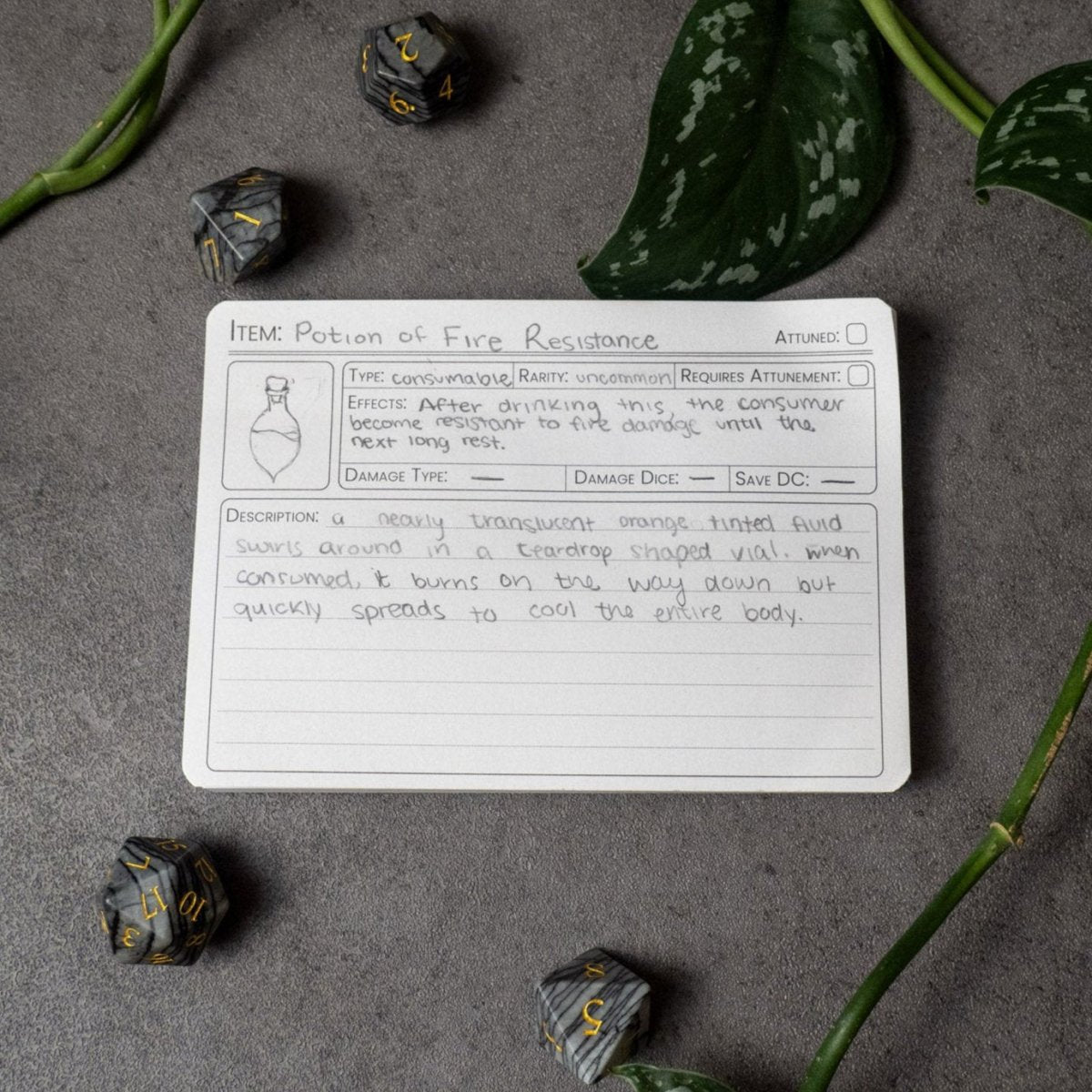 Sticky Template: DND5e Item - Sphinx Stationery -