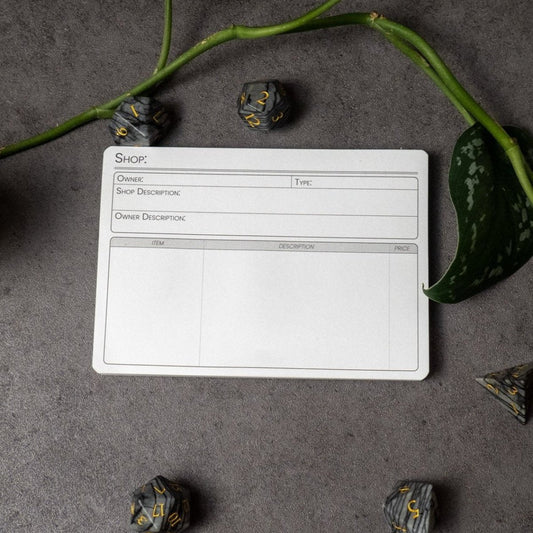 Sticky Template: System Agnostic Shops - Sphinx Stationery -