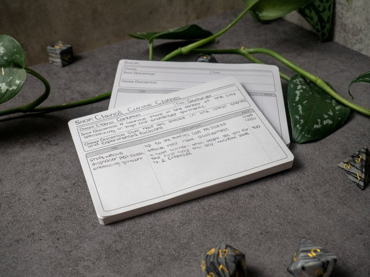 Sticky Template: System Agnostic Shops - Sphinx Stationery -