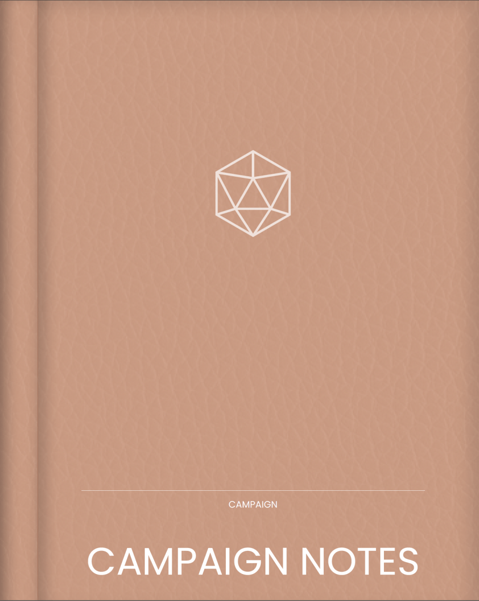 Digital Campaign Notes | Dungeons and Dragons 5e Digital Journal - Sphinx Stationery-Digital Journal