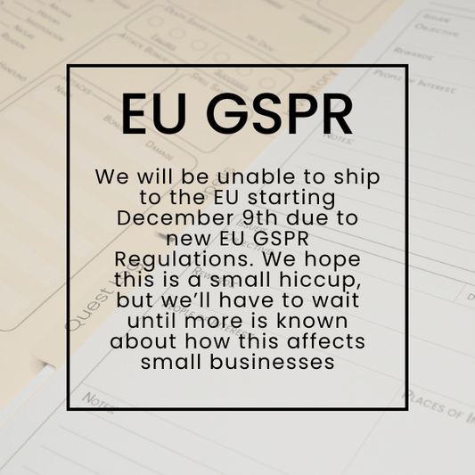 EU GSPR Regulations - Sphinx Stationery