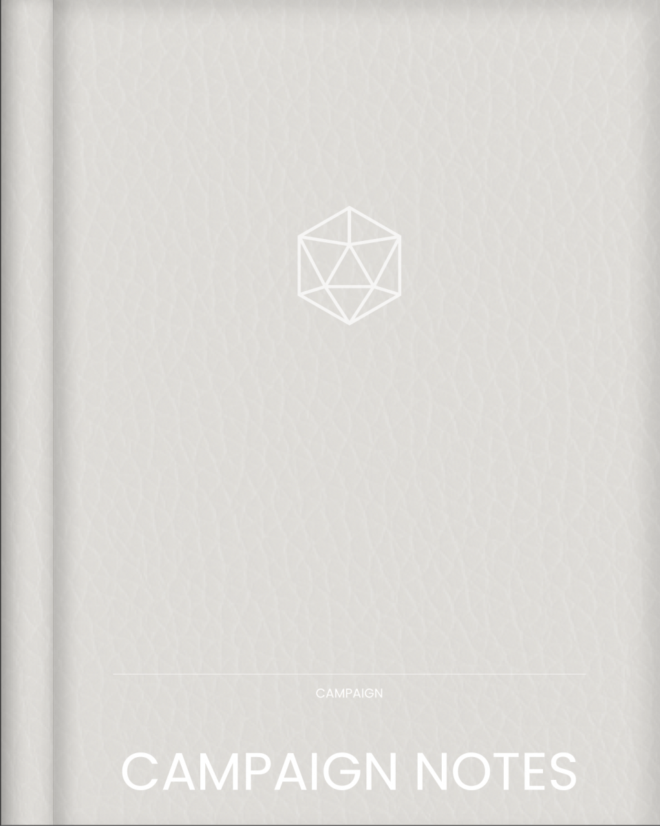 Digital Campaign Notes | Dungeons and Dragons 5e Digital Journal - Sphinx Stationery-Digital Journal