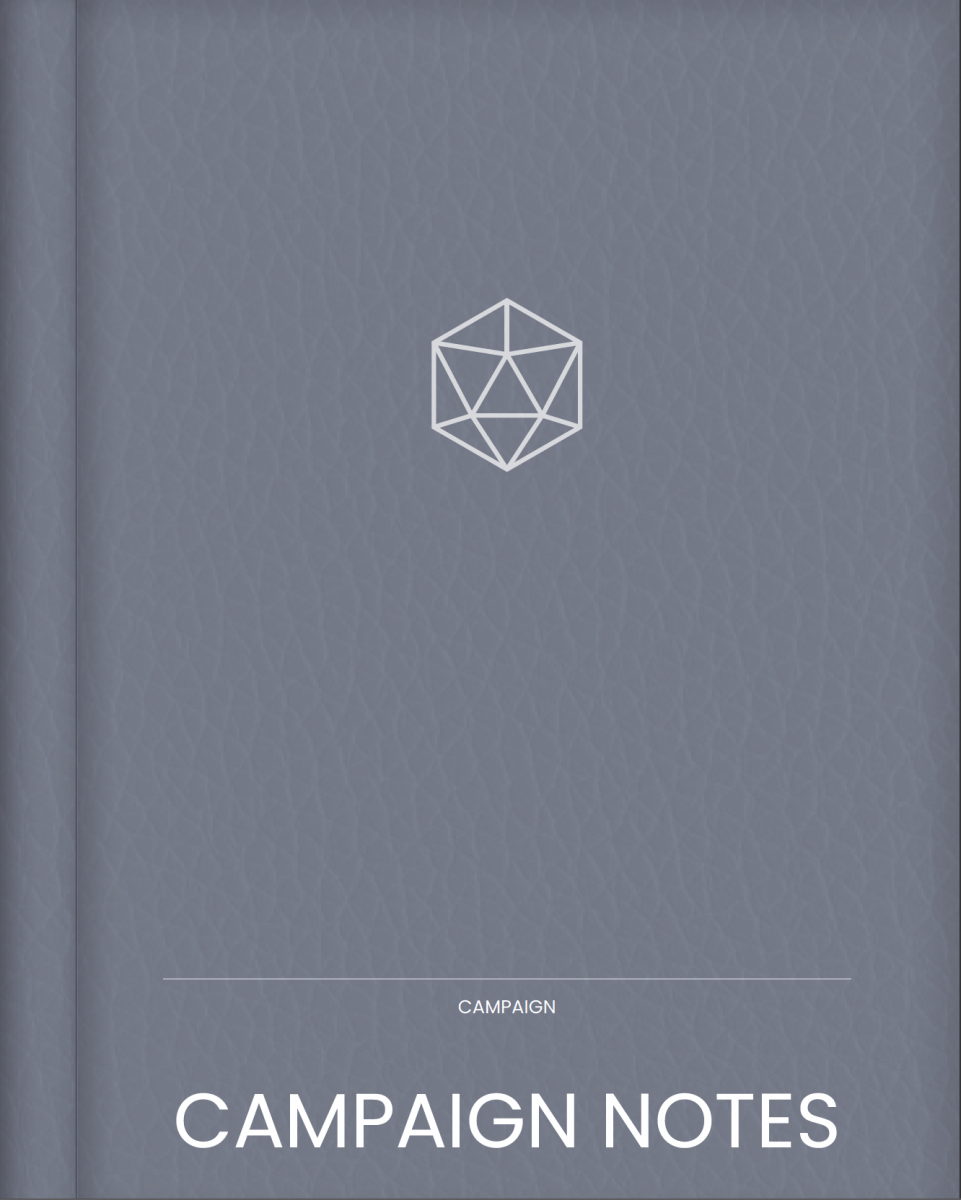 Digital Campaign Notes | Dungeons and Dragons 5e Digital Journal - Sphinx Stationery-Digital Journal