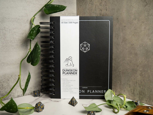 Dungeon Planner | Dungeons and Dragons 5e Dungeon Master Journal - Sphinx Stationery-Journal